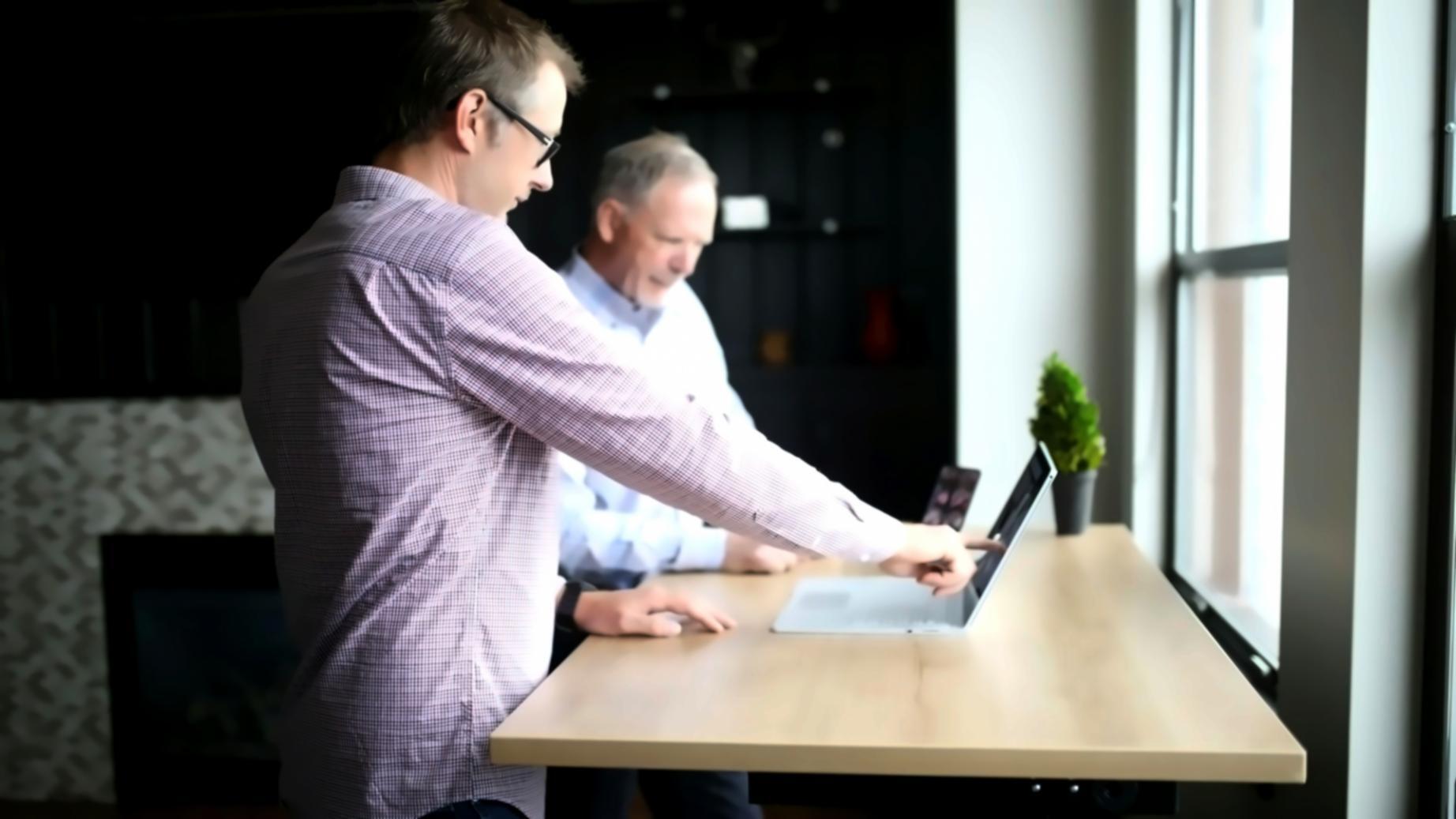 Espace de travail organisé avec calculatrice et documents budgétaires